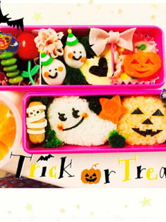 ハロウィンなお弁当☆簡単キャラ弁☆遠足-レシピのメイン写真