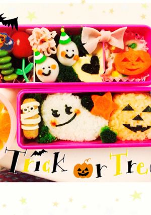 ハロウィンなお弁当☆簡単キャラ弁☆遠足-レシピのメイン写真
