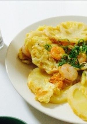エビと蓮根の塩チヂミ-レシピのメイン写真