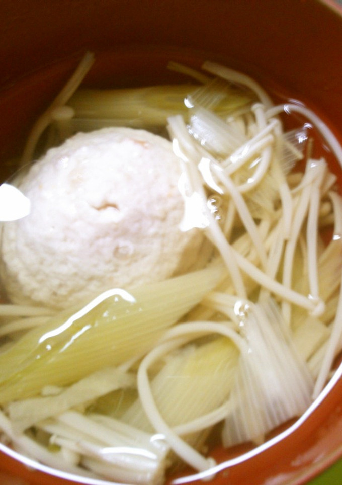 簡単 早い！ 葱 えのきの、 団子汁♪-レシピのメイン写真
