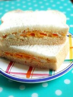 朝食時短♡簡単速攻目玉焼きサンド♡-レシピのメイン写真