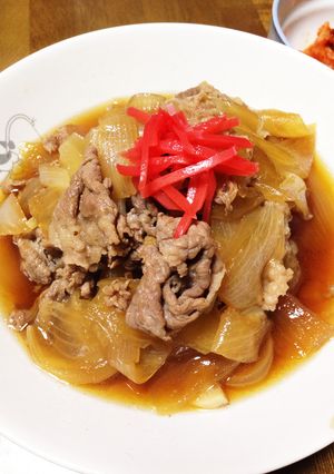 我が家の時短牛丼の具-レシピのメイン写真