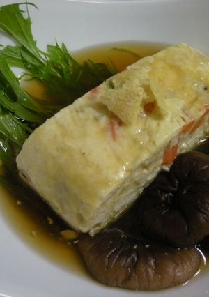 野菜いっぱいレンジで作る豆腐しんじょ風-レシピのメイン写真