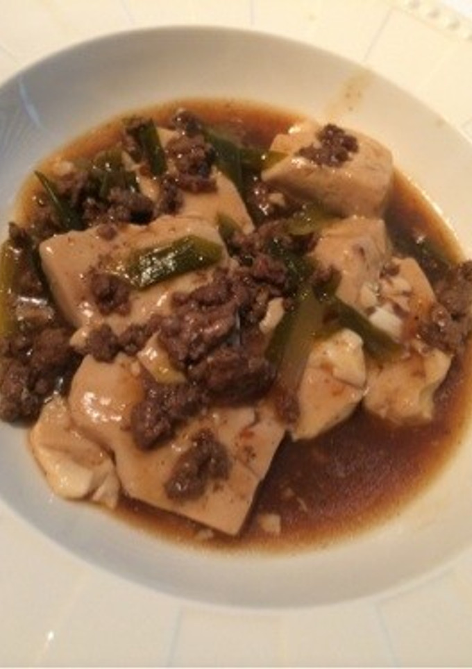 牛挽き肉と豆腐のとろ〜り煮-レシピのメイン写真