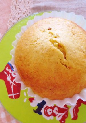 簡単☆ＨМで熟した柿のカップケーキ-レシピのメイン写真