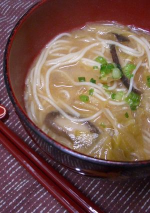 そうめん味噌汁-レシピのメイン写真