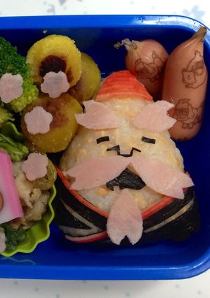 妖怪ウォッチ キャラ弁 花さか爺-レシピのメイン写真