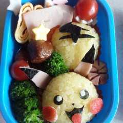 キャラ弁☆ピカチュウ（全身）-レシピのメイン写真