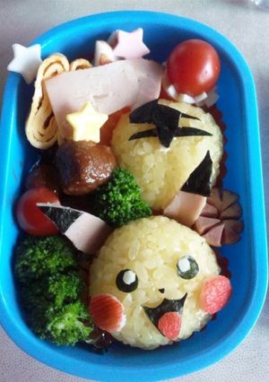 キャラ弁☆ピカチュウ（全身）-レシピのメイン写真