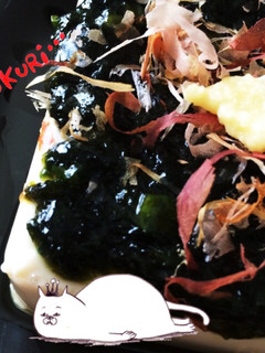 簡単おつまみ!岩のり豆腐-レシピのメイン写真