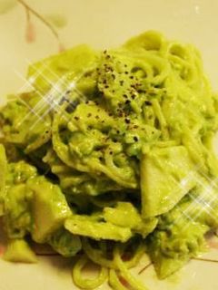 アボカドとリンゴで冷製パスタ-レシピのメイン写真