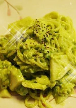 アボカドとリンゴで冷製パスタ-レシピのメイン写真
