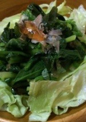 ほうれん草のポンジュレサラダ☆-レシピのメイン写真