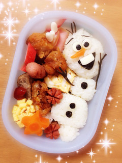 オラフ弁当♡-レシピのメイン写真