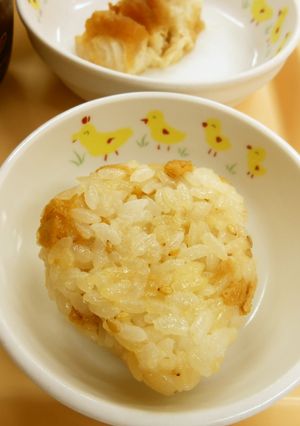 ❤保育園のおやつ❤きつねおにぎり-レシピのメイン写真
