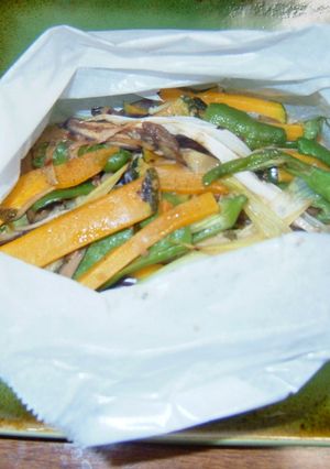 大葉にんにく醤油☆野菜の包み焼き-レシピのメイン写真