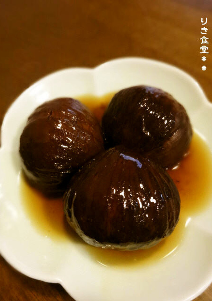 栗の鬼皮の剥き方と渋皮煮-レシピのメイン写真