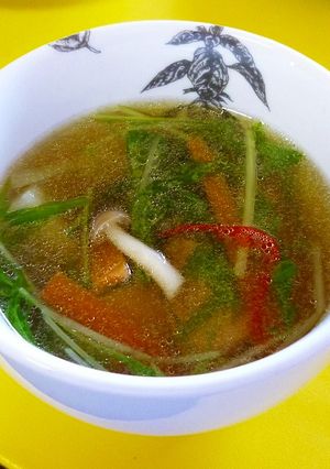 余りもの野菜で2人分中華風スープ-レシピのメイン写真