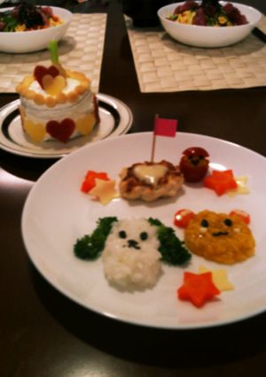 1歳お誕生日プレート-レシピのメイン写真