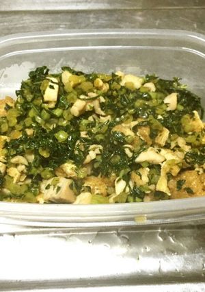 大根の葉と鶏肉と油揚げの菜飯の元-レシピのメイン写真