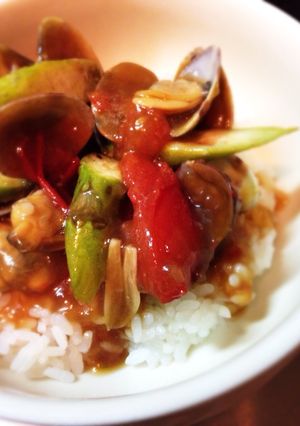 オイスター風味☆あさりののっけご飯-レシピのメイン写真