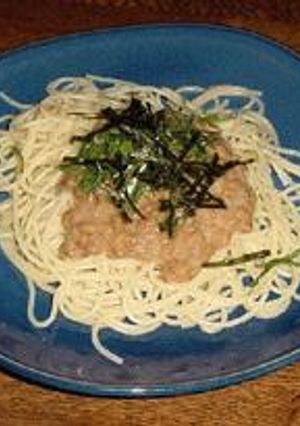 納豆&明太子のスパゲッティ-レシピのメイン写真