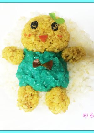 スライムカレーでふなっしー-レシピのメイン写真