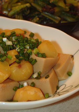 栗と高野豆腐の旨煮-レシピのメイン写真