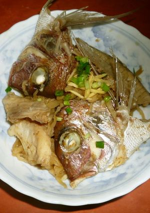鯛あらと切り干し大根の炊き合わせ-レシピのメイン写真