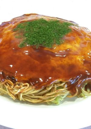 ホットプレートでおいしい広島お好み焼き♪-レシピのメイン写真