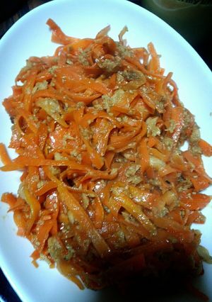 にんじんとツナの炒め物-レシピのメイン写真