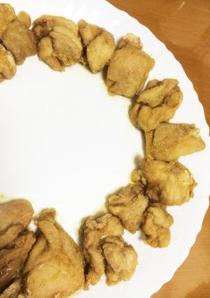 忙しい朝に！レンジ7分で出来る鶏の唐揚げ-レシピのメイン写真