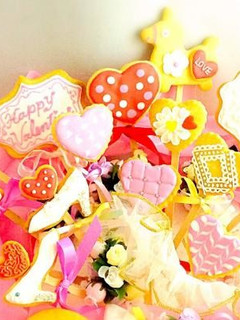 バレンタインのアイシングクッキーpops-レシピのメイン写真