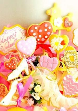 バレンタインのアイシングクッキーpops-レシピのメイン写真