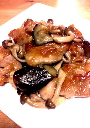 祝☆話題入り！鶏もも肉とナスのポン酢炒め-レシピのメイン写真