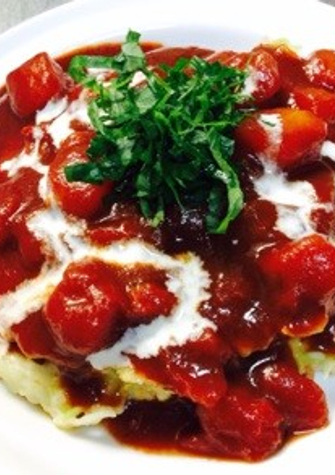 たっぷりトマトのお好み焼き-レシピのメイン写真
