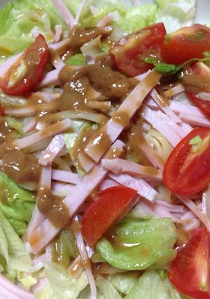 カットレタスと即席麺の冷やし中華-レシピのメイン写真