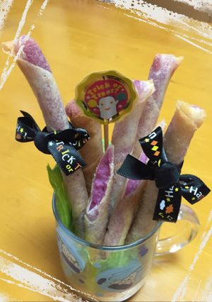 ハロウィンに紅芋スティック♪-レシピのメイン写真