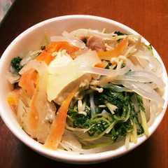 ★豚肉と水菜のあっさり中華風鍋★-レシピのメイン写真