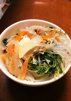 ★豚肉と水菜のあっさり中華風鍋★-レシピのメイン写真