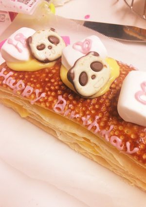 簡単★パンダのマシュマロミルフィーユ-レシピのメイン写真