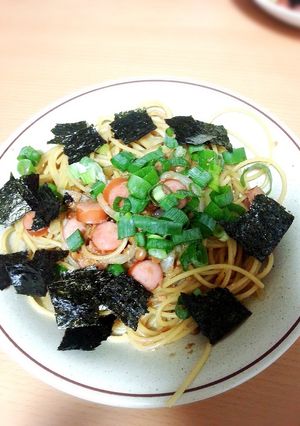 お昼に納豆パスタ-レシピのメイン写真