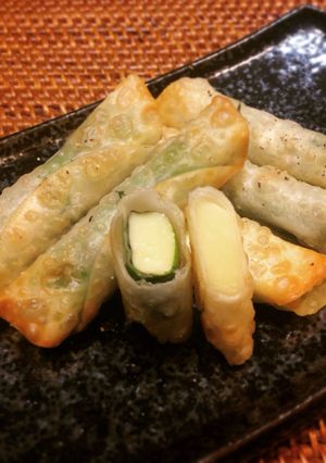 超簡単!餃子の皮deチーズ巻き☆-レシピのメイン写真