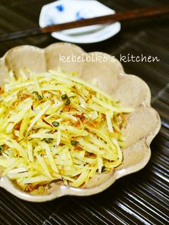 サッと1品*じゃが芋のちりめん山椒炒め-レシピのメイン写真