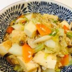 厚揚げと白菜の中華炒め-レシピのメイン写真