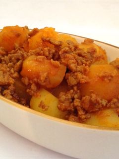 じゃがいもトマトそぼろ煮-レシピのメイン写真