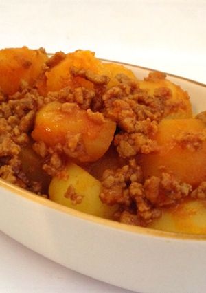 じゃがいもトマトそぼろ煮-レシピのメイン写真