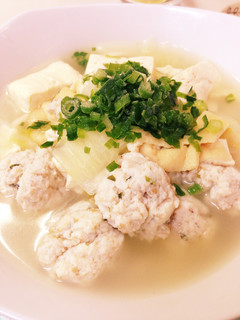 ふわっふわ鶏団子のスープ-レシピのメイン写真