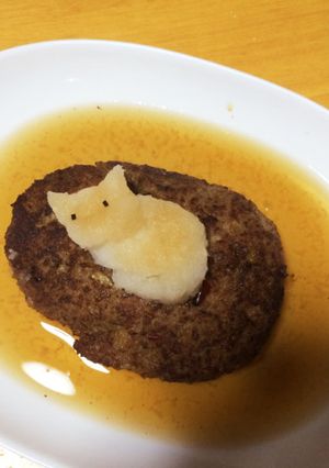 ピリ辛さっぱり和風ハンバーグ（覚え書き）-レシピのメイン写真