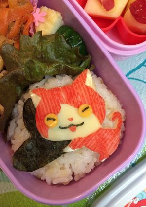 妖怪ウォッチ☆ あかまる ☆キャラ弁-レシピのメイン写真